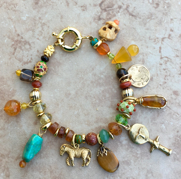 Simply Fire Charm Bracelet