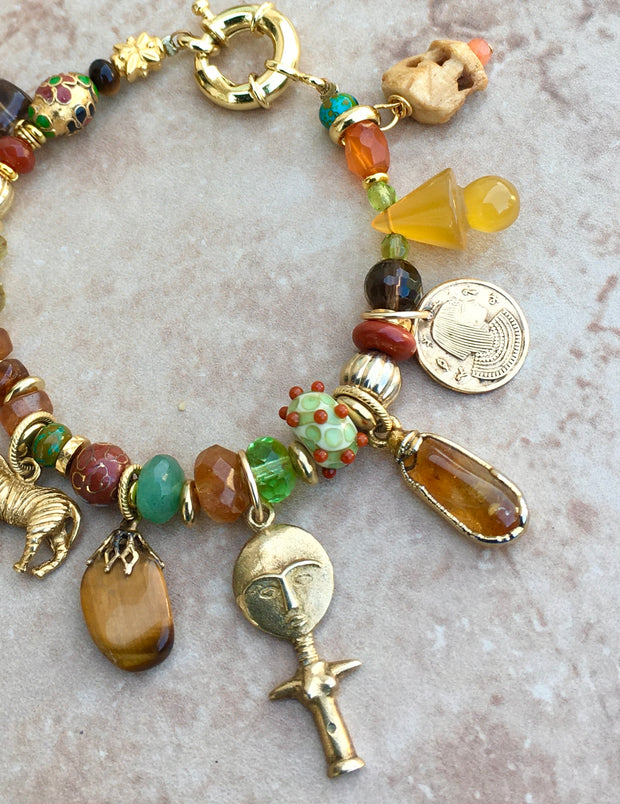 Simply Fire Charm Bracelet