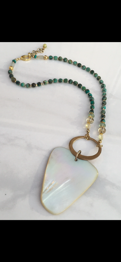 Abalone Pendant Necklace