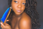 Macaw Feather Earrings