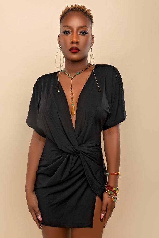 Black Onyx Buddha Pendant Necklace