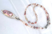Pretty in Pink Lariat Necklace