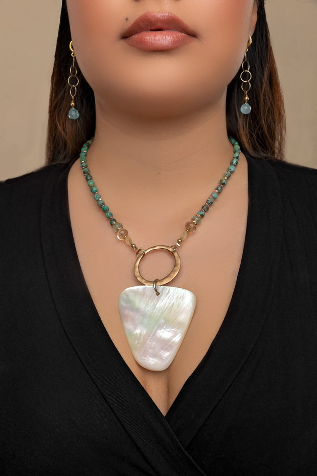 Abalone Pendant Necklace
