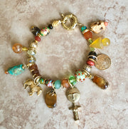Simply Fire Charm Bracelet