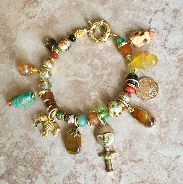 Simply Fire Charm Bracelet