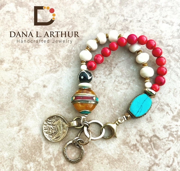 Tibetan Sunset Bracelet