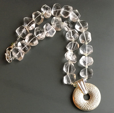 Rock Crystal Quartz Necklace