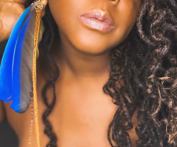 Macaw Feather Earrings