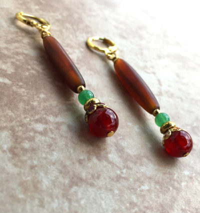 Amber Flow Earrings