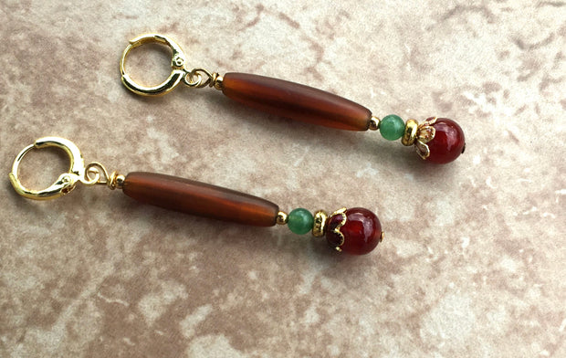 Amber Flow Earrings