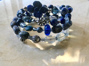 Indigo  Wrap Bracelet