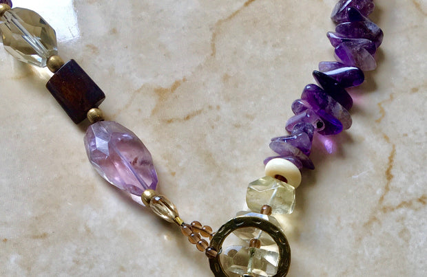 New Moon Lariat Necklace